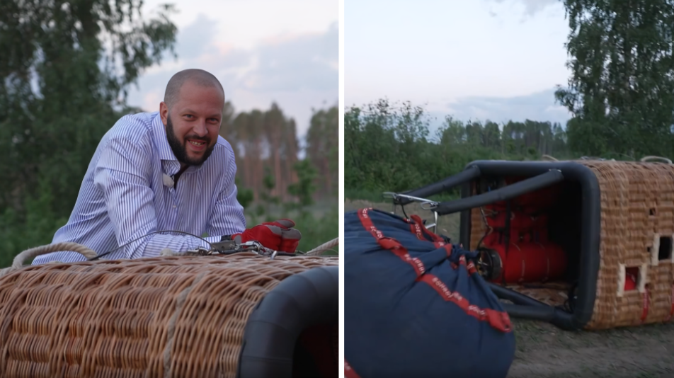 Ekrānuzņēmumi no raidījuma "Ģimene burkā"
