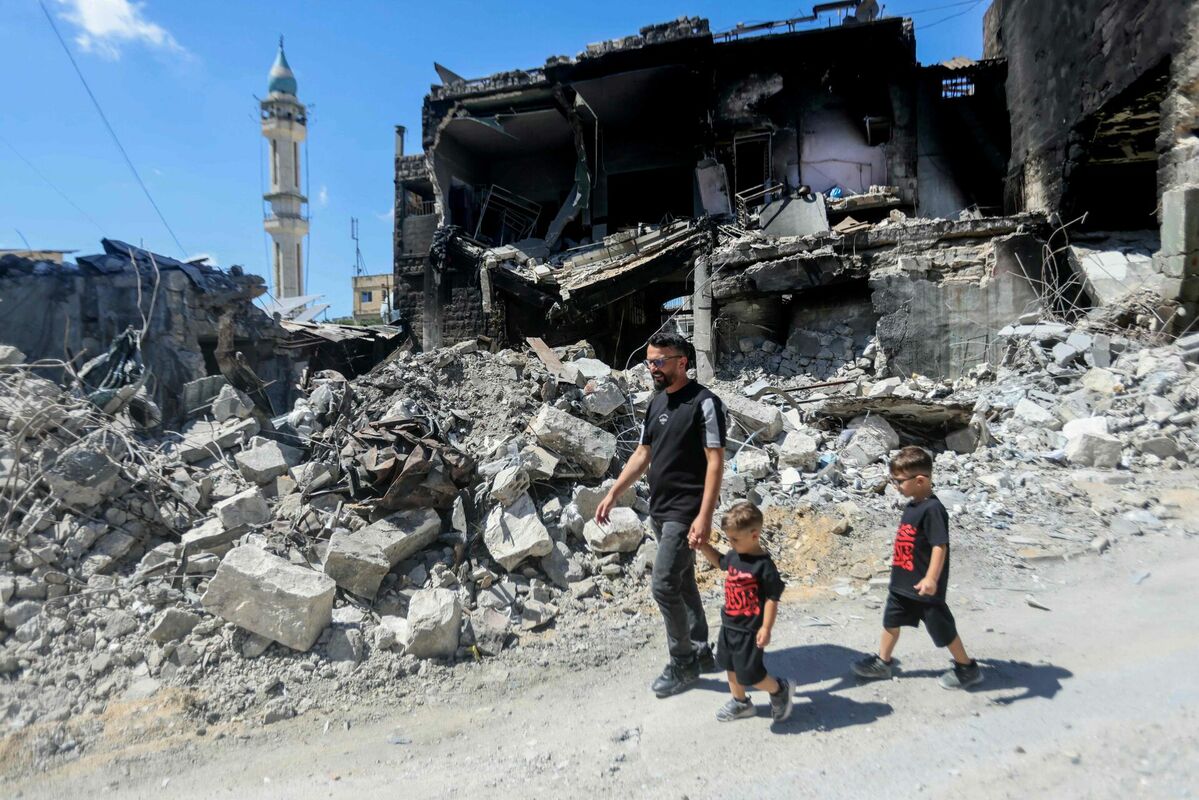 Izraēlas radītie postījumi Libānā. Foto: MAHMOUD ZAYYAT / AFP