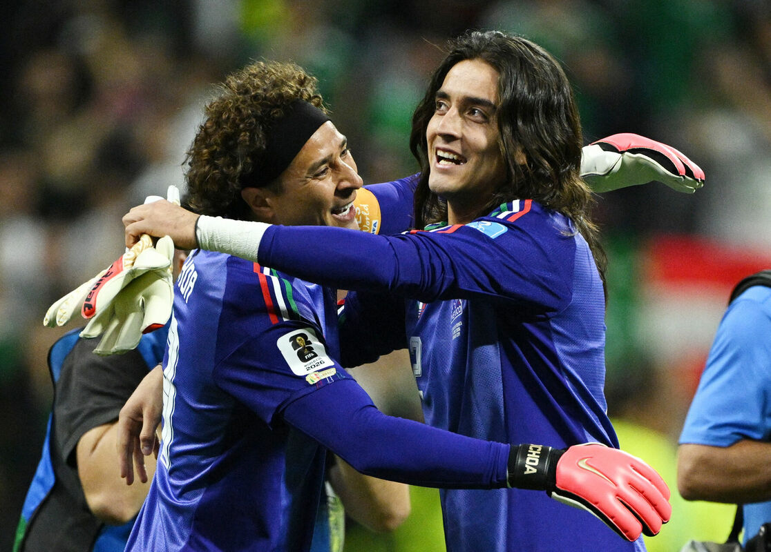Meksikas futbolisti. Foto: REUTERS/Annegret Hilse/Scanpix
