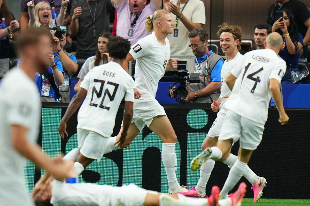 Norvēģijas futbola izlase. Foto: EPA/JEFFREY MCWHORTER/Scanpix