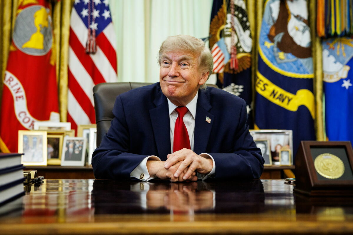 Donalds Tramps. Foto:  EPA/SAMUEL CORUM