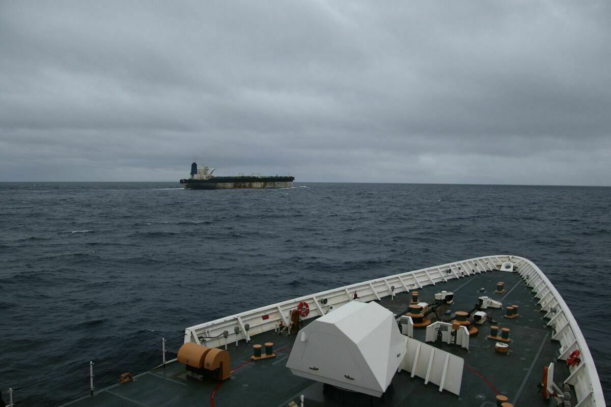Tankkuģis "Bella-1". Foto: US European Command / AFP