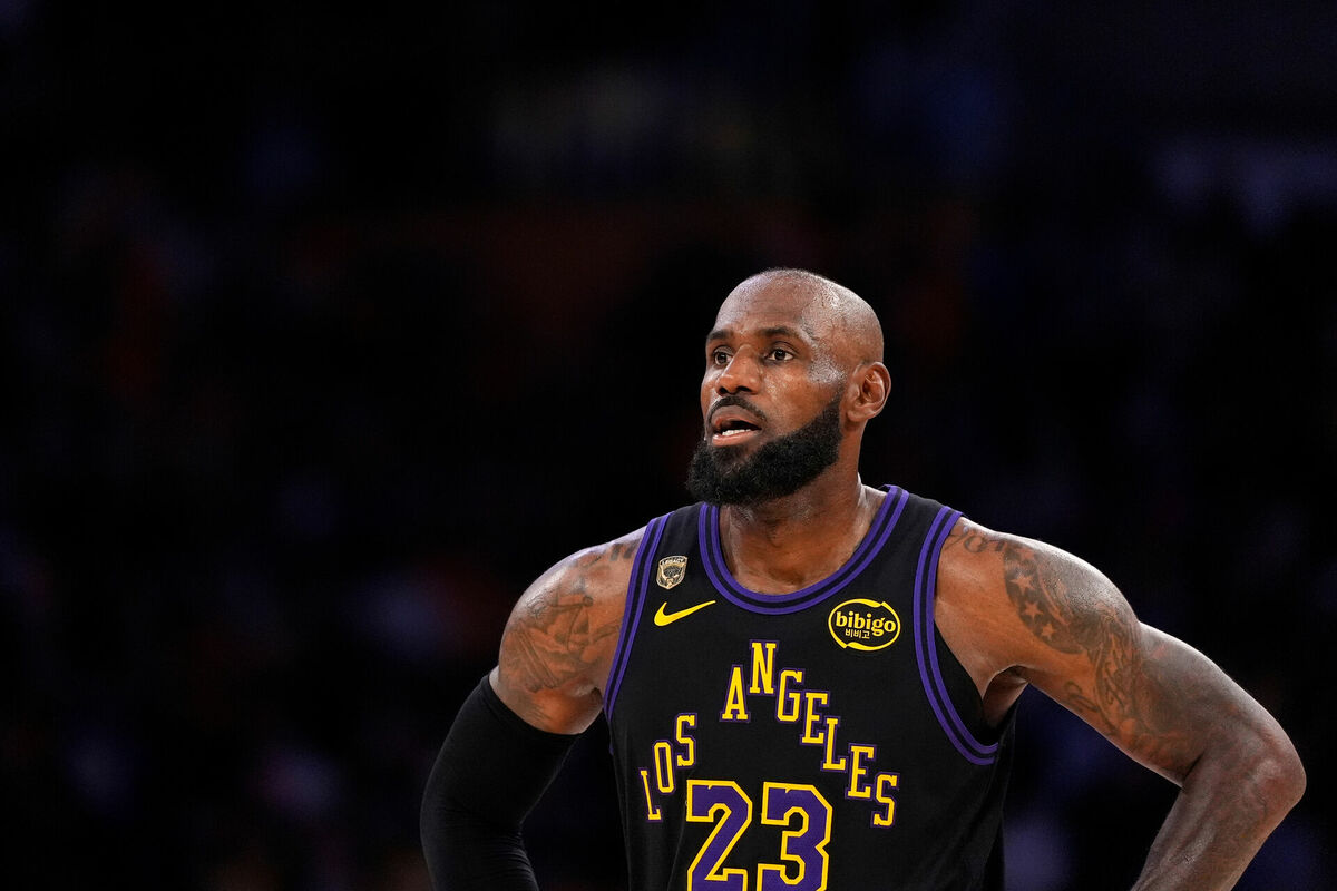 Lebrons Džeimss. Foto: AP Photo/Mark J. Terrill