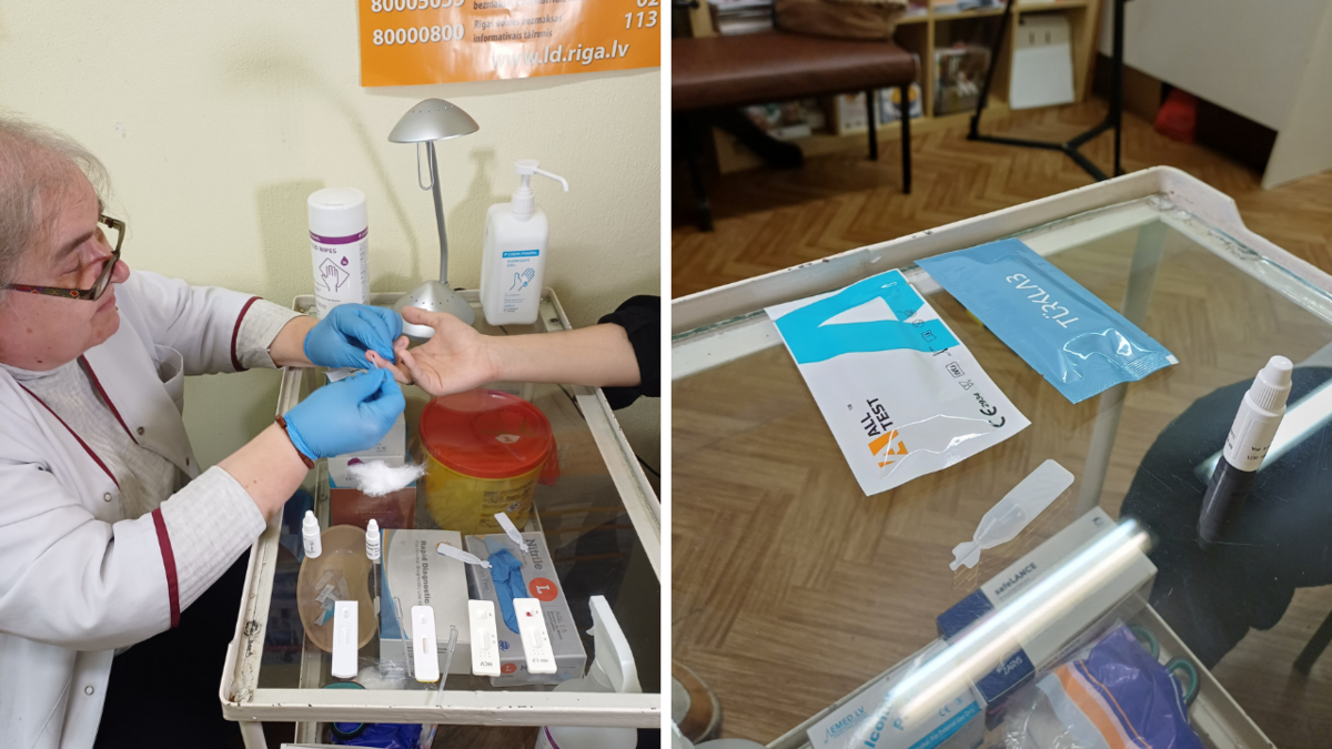B un C hepatīta pārbaude. Foto: 360 Ziņas