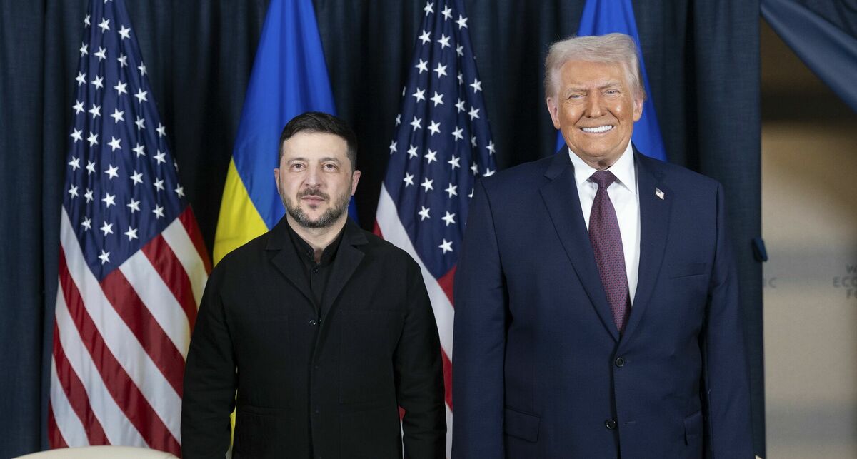 Volodimirs Zelenskis un Donalds Tramps. Foto: EPA/UKRAINIAN PRESIDENTIAL PRESS SERVICE
