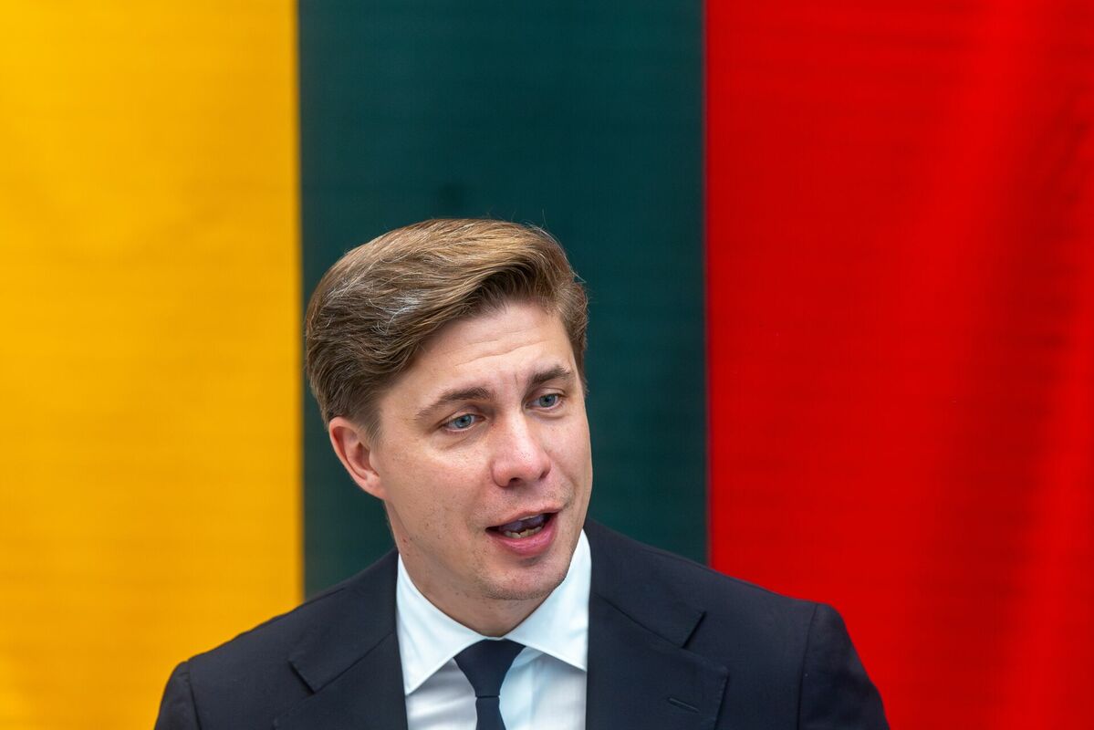 Mindaugs Sinkevičs. Foto: AP Photo/Mindaugas Kulbis
