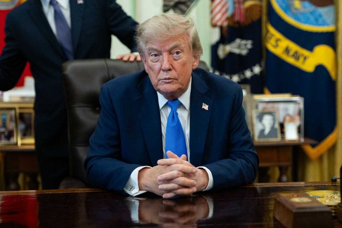 Donalds Tramps. Foto: scanpix/EPA/Aaron Schwartz / POOL