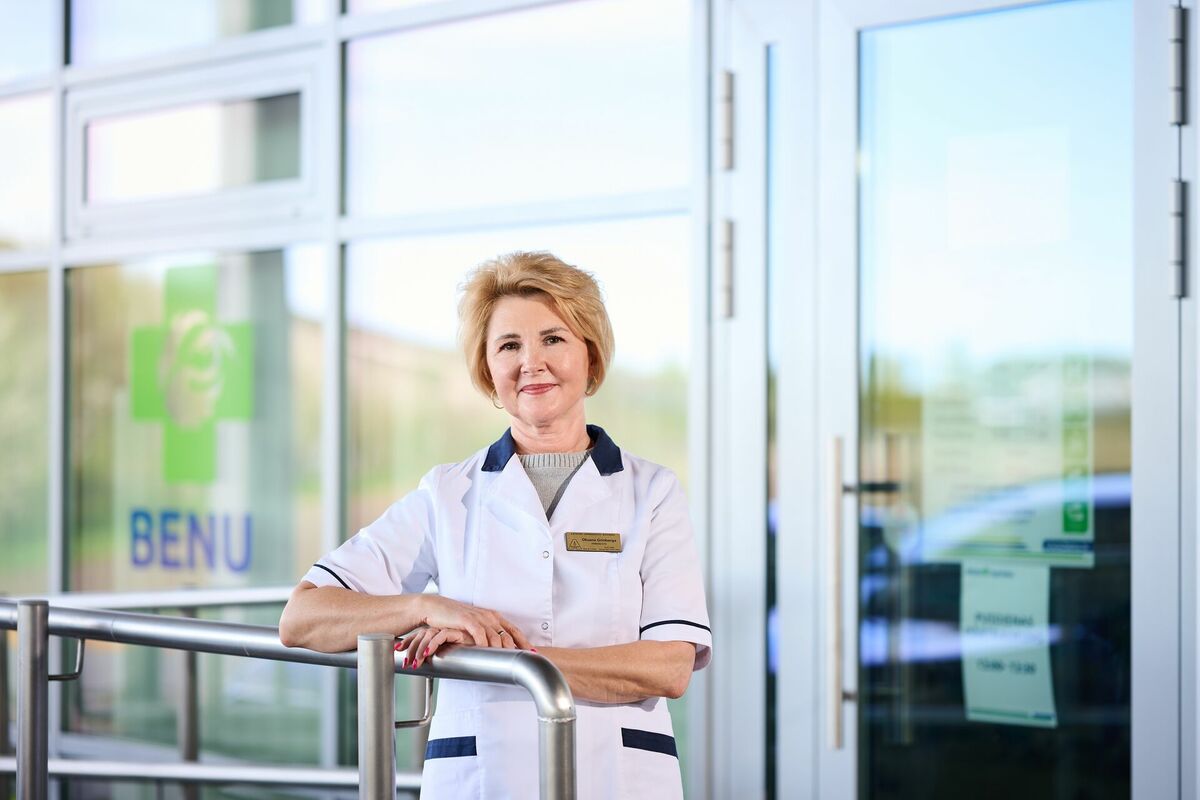 Farmaceite Oksana Grīnberga, foto:BENU Aptieka Latvija
