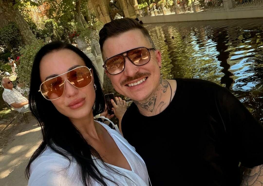 Endija Kalniņa un Miks Dukurs. Foto: Instagram /@kalendy_