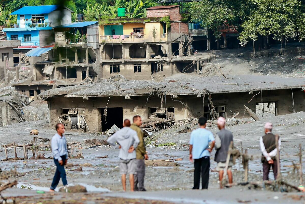 Plūdi Nepālā. Foto: scanpix/Prabin RANABHAT / AFP