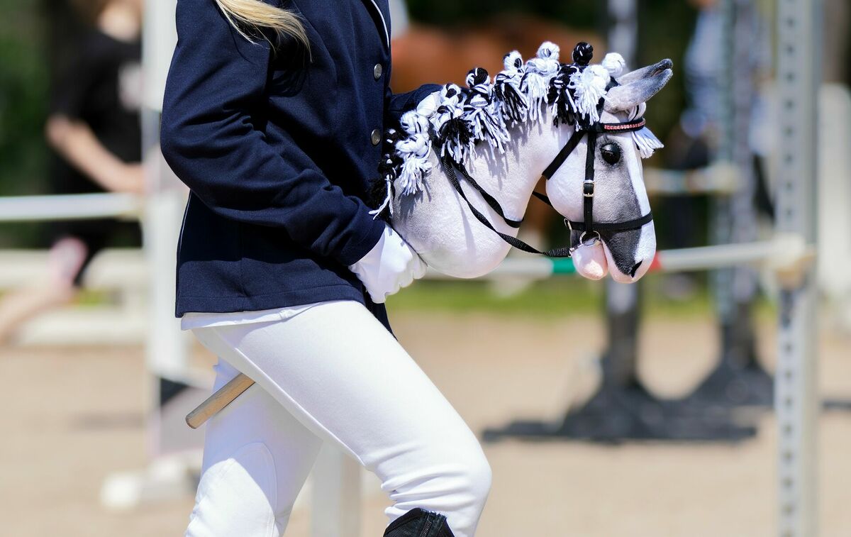 "Hobby horse" sacensības. Foto: Publicitātes foto