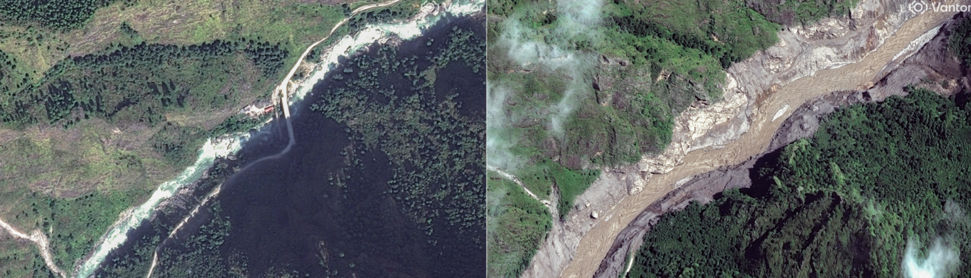 Foto: Scanpix / AFP PHOTO /  Satellite image ©2026 Vantor