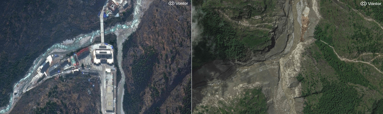 Foto: Scanpix / AFP PHOTO /  Satellite image ©2026 Vantor