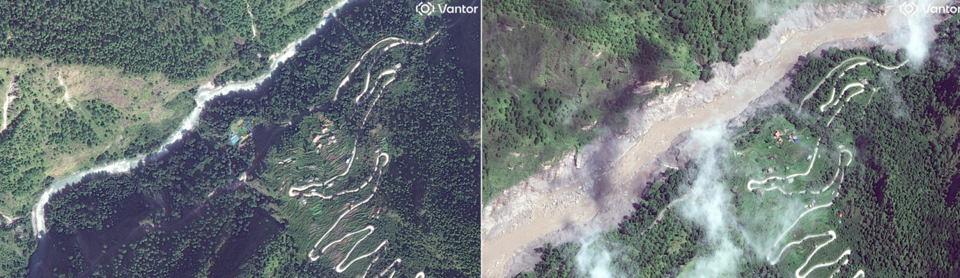Foto: Scanpix / AFP PHOTO /  Satellite image ©2026 Vantor