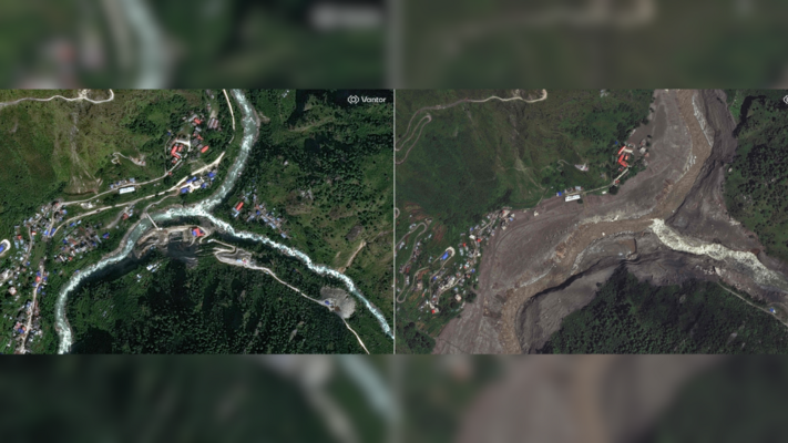 Foto: Scanpix / AFP PHOTO /  Satellite image ©2026 Vantor