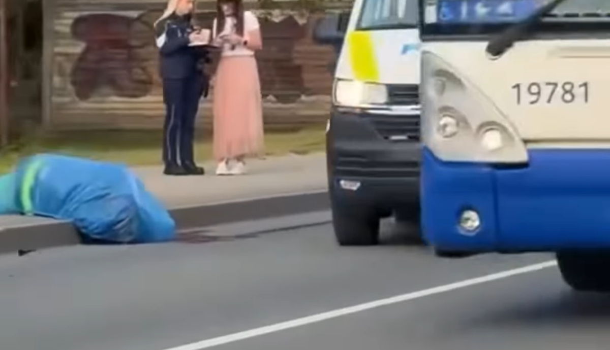 Foto: Ekrānuzņemums no Facebook/ Sadursme