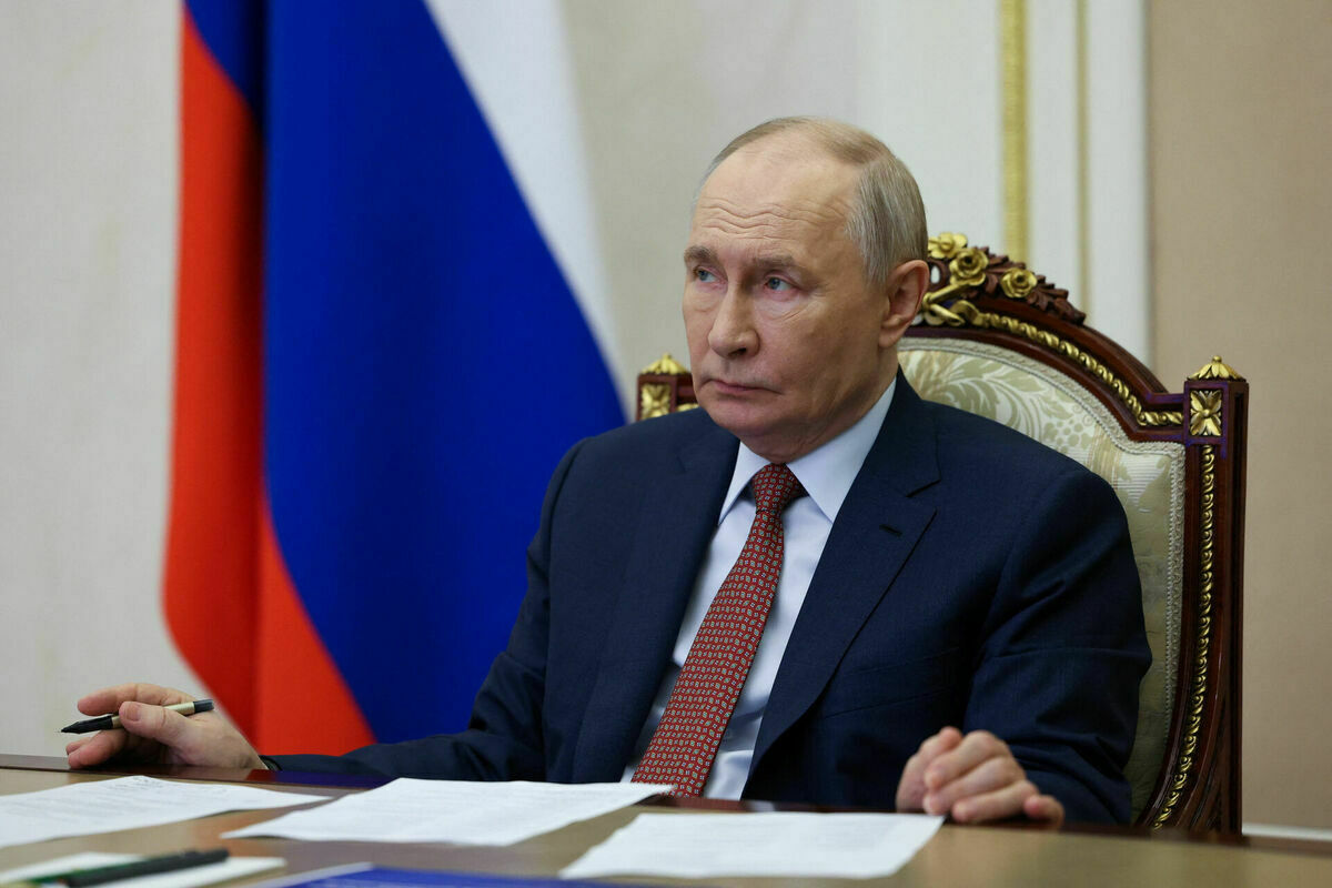 Vladimirs Putins. Foto: Sputnik/Vyacheslav Prokofyev