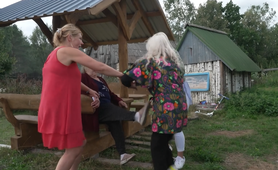 Ekrānuzņēmums no šova "Slavenības. Bez filtra"