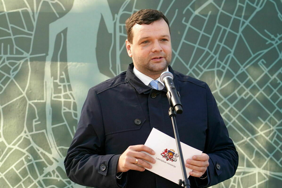 Labklājības ministrs Reinis Uzulnieks. Foto: LETA
