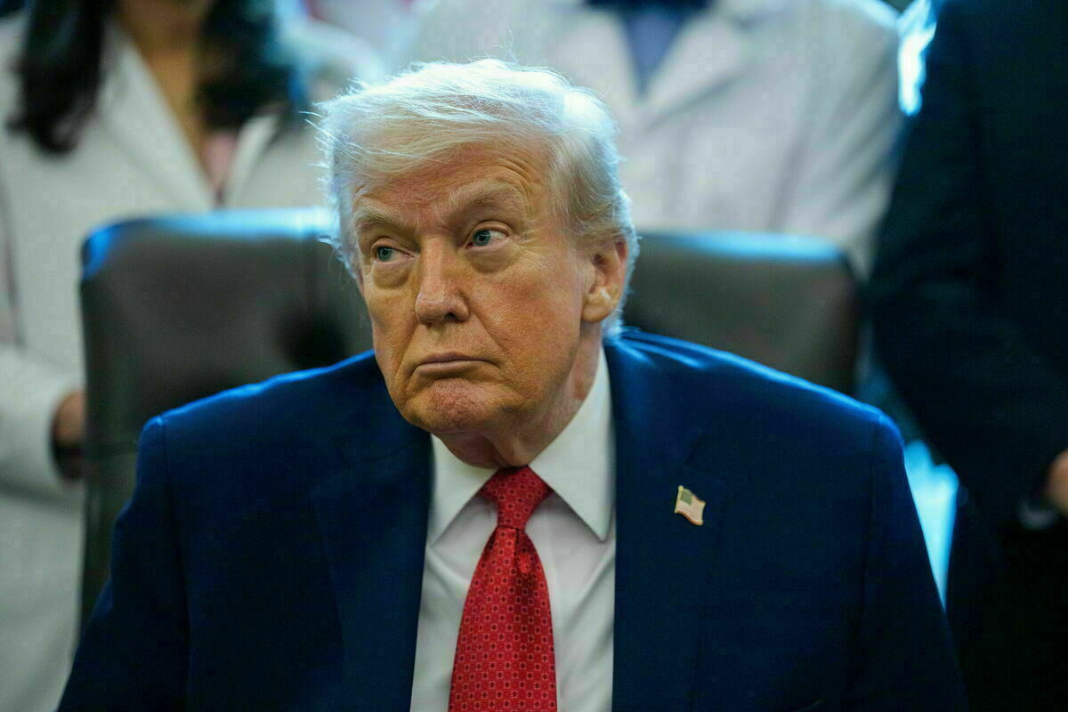 Donalds Tramps. Foto: scanpix/EPA/AARON SCHWARTZ / POOL