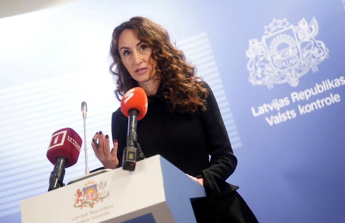 Tiesībsardze Karina Palkova. Foto: LETA