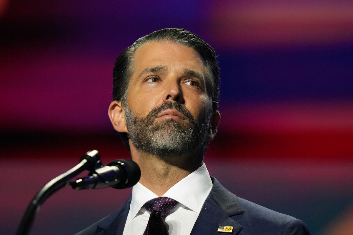 Donalds Tramps juniors. Foto: AP Photo/Alex Brandon/Scanpix