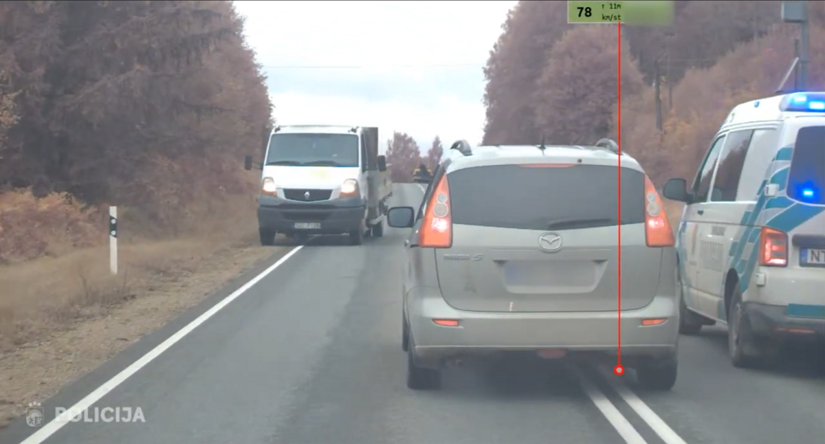 Foto: Ekrānuzņemums no Youtube/ Valsts policija