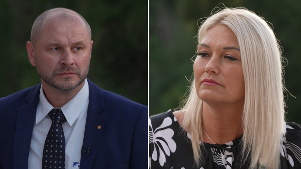 Ingars un Iveta. Foto: Ekrānuzņēmums no raidījuma "Limuzīns dāvanā"