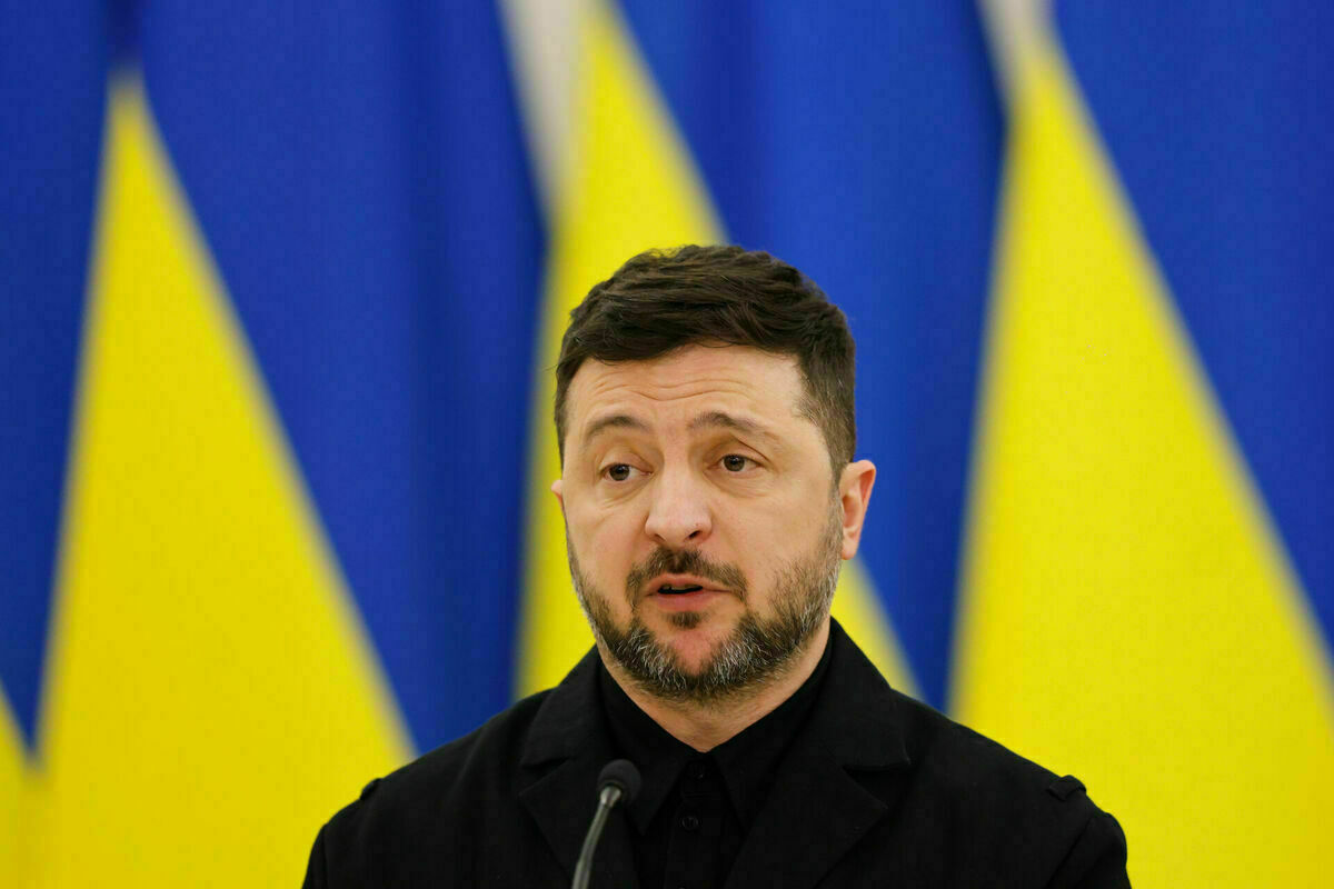 Volodimirs Zelenskis. Foto: AP Photo/Mindaugas Kulbis