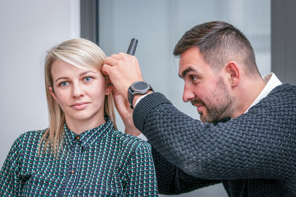 Dzirdes pārbaude, foto: "Audiomedika LV" SIA