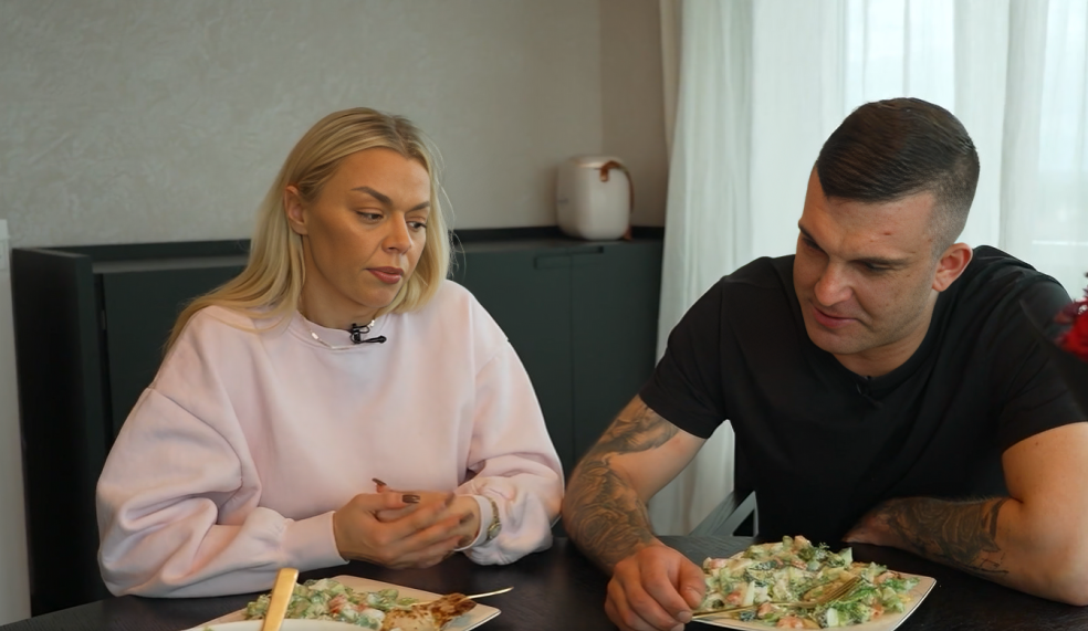 Ekrānuzņēmums no šova "Slavenības. Bez filtra"