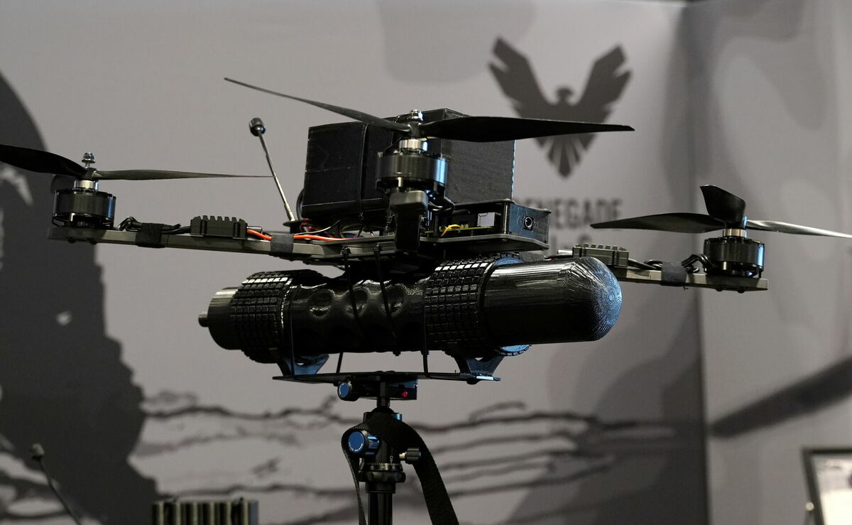 Aizsardzības inovāciju samits "Drone Summit 2025". Foto: Evija Trifanova/LETA