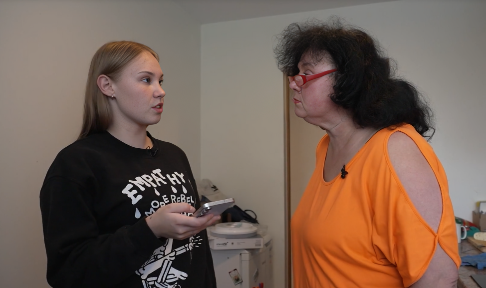 Foto: Ekrānuzņēmums no raidījuma "Slavenības. Bez filtra" 